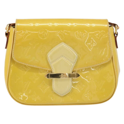 Louis Vuitton Bellflower Monogram Vernis, Brown, Patent Leather, Handbag