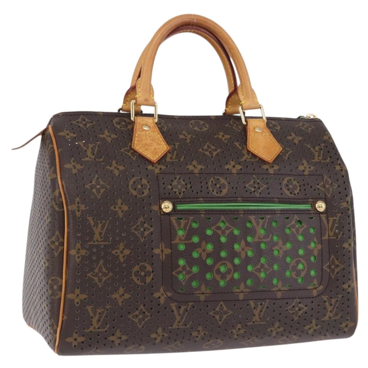 Louis Vuitton Speedy Perforated Monogram Canvas, Brown, Canvas, Handbag