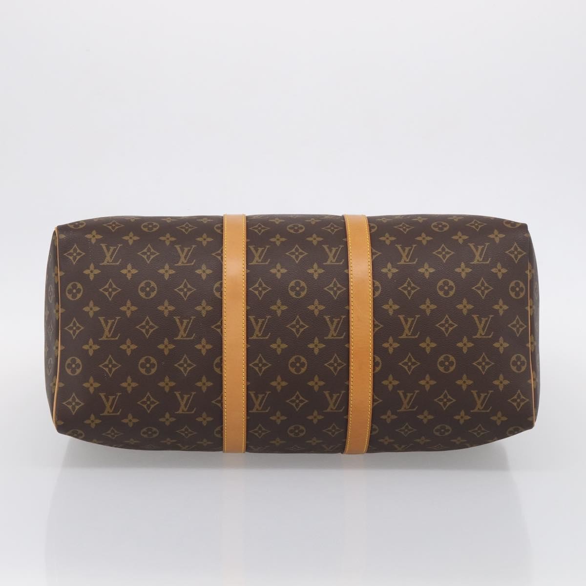 Louis Vuitton Keepall Monogram Canvas, Brown, Canvas, Travel Bag