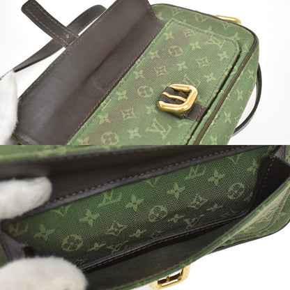 Louis Vuitton Juliette Mini Lin, Khaki, Canvas, Crossbody Bag