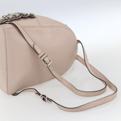 Fendi By The Way Leather, Beige, Leather, Backpack
