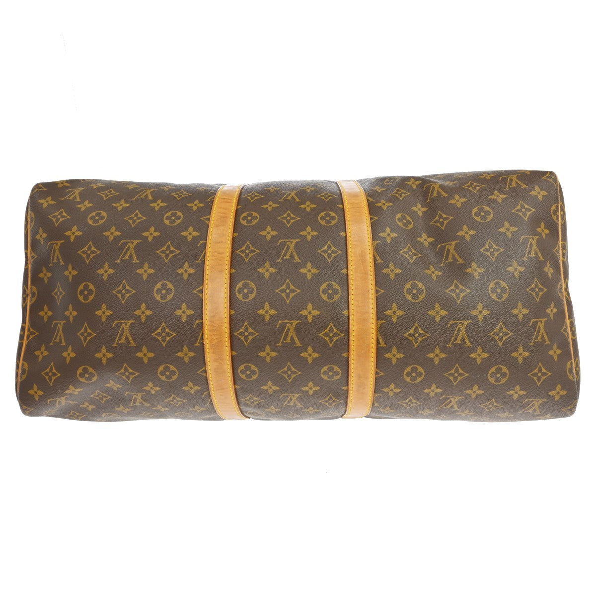 Louis Vuitton Keepall Monogram, Brown, Canvas, Travel Bag