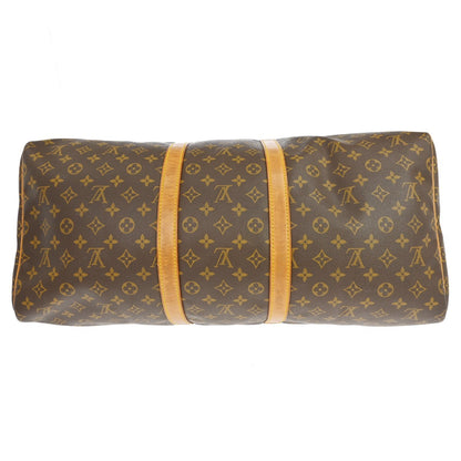 Louis Vuitton Keepall Monogram, Brown, Canvas, Travel Bag
