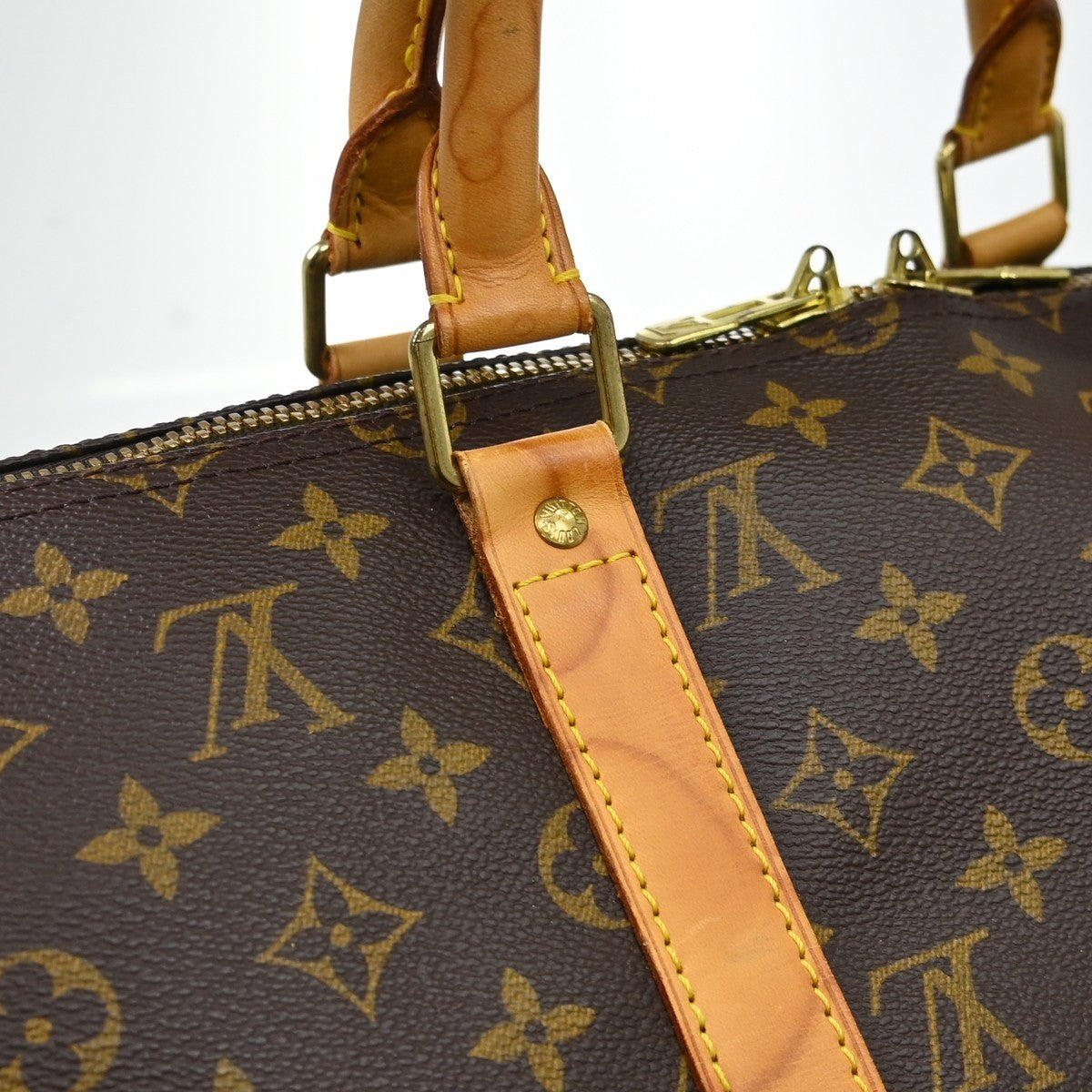 Louis Vuitton Keepall Bandouliere Monogram Canvas, Brown, Canvas, Travel Bag