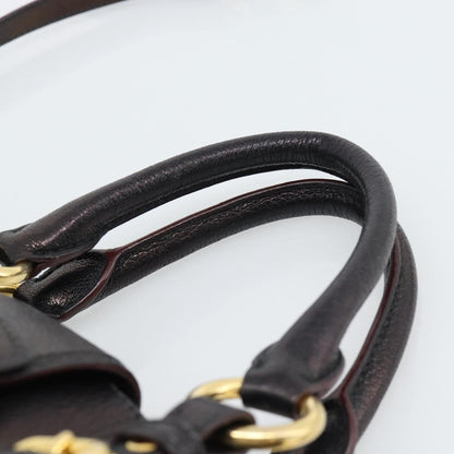 Miu Miu Madras Convertible Lock Leather, Black, Leather, Tote Bag