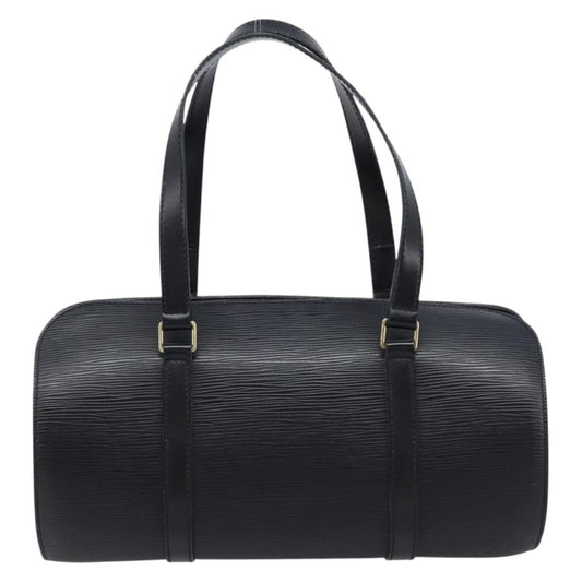 Louis Vuitton Soufflot Epi Leather, Black, Leather, Tote Bag