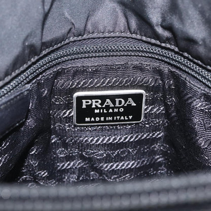 Prada Shoulder Leather, Black, Leather, Shoulder Bag