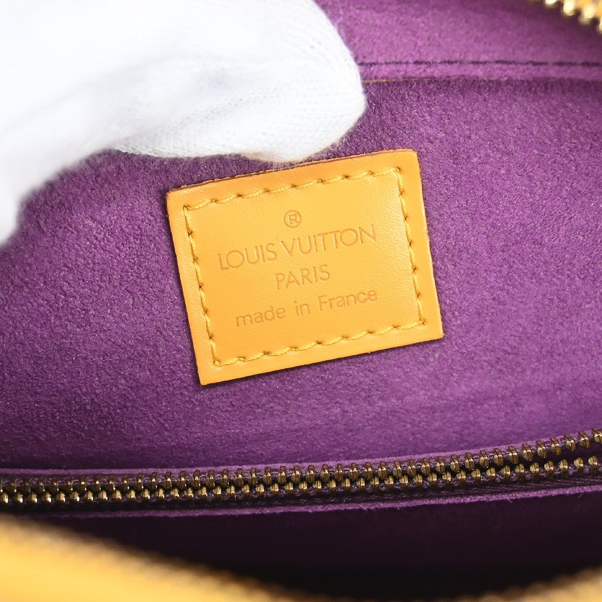 Louis Vuitton Pont Neuf Epi, Yellow, Leather, Handbag