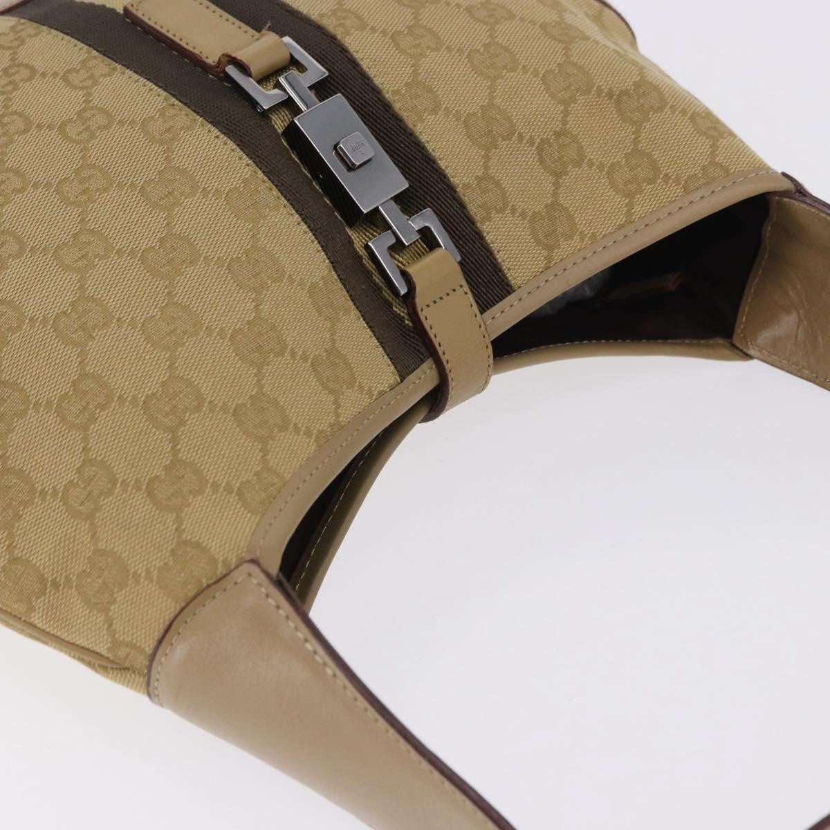 Gucci Jackie Canvas, Beige, Canvas, Handbag
