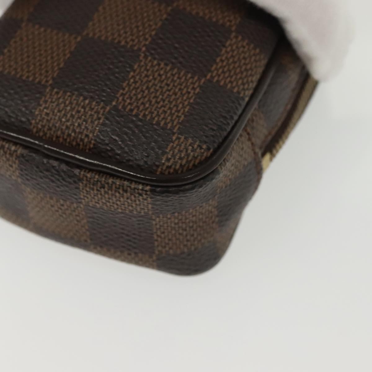 Louis Vuitton Etui Okapi Camera Case Damier, Brown, Canvas, Clutch