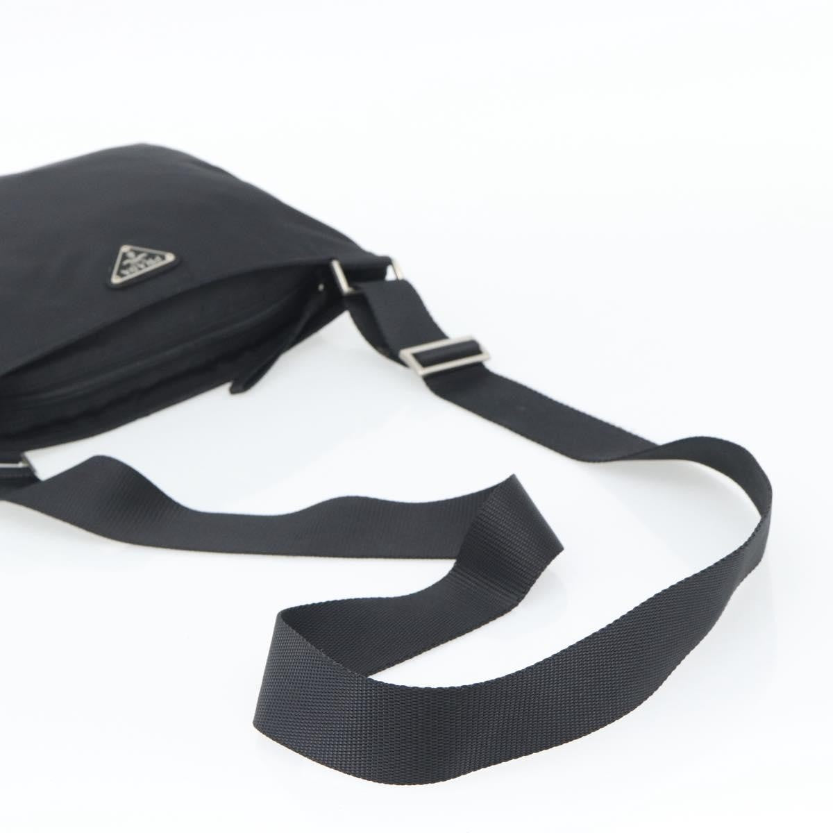 Prada Shoulder Tessuto, Black, Nylon, Shoulder Bag