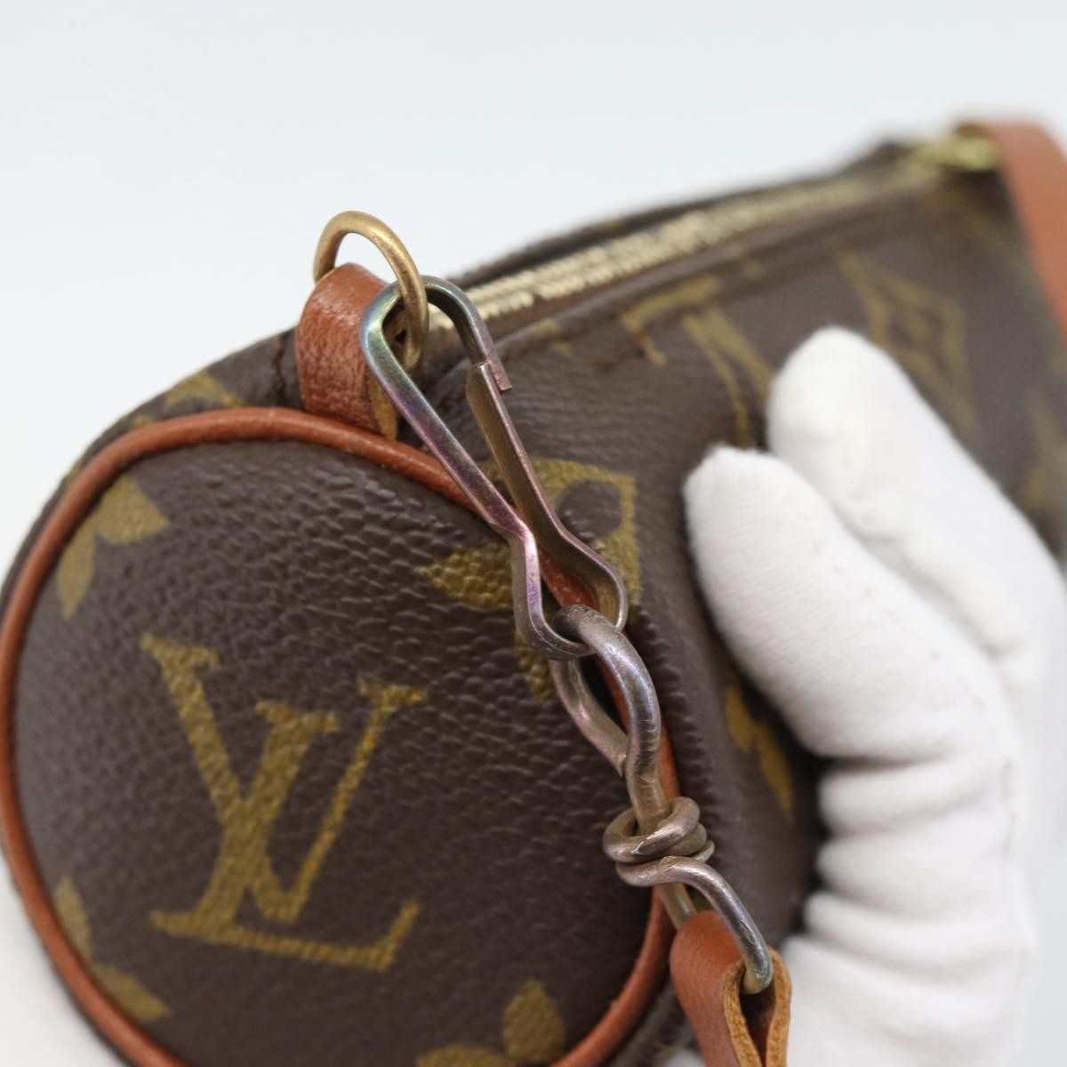 Louis Vuitton Papillon Pochette Monogram Canvas, Brown, Canvas, Clutch