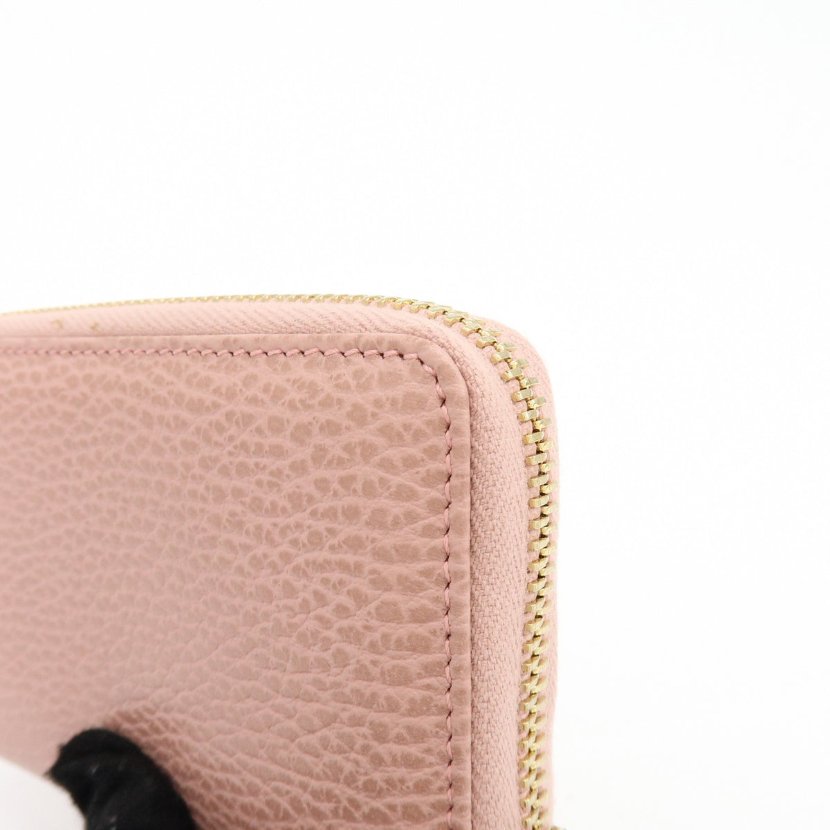 Gucci Swing Zip Around Leather, Pink, Leather, Wallet