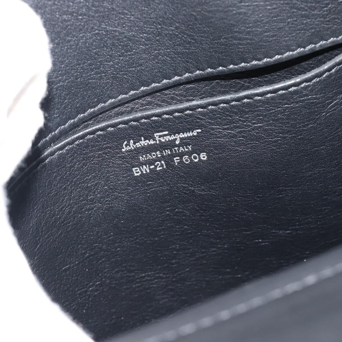 Salvatore Ferragamo Sofia Satchel Grainy Leather, Black, Leather, Handbag