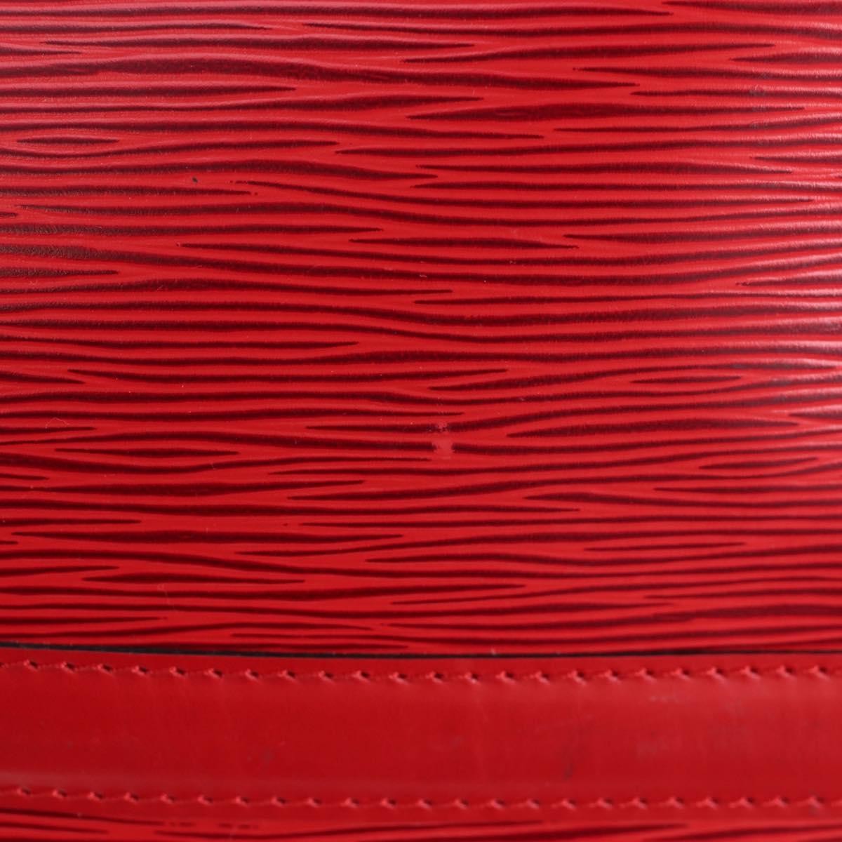 Louis Vuitton Keepall Epi, Red, Leather, Travel Bag