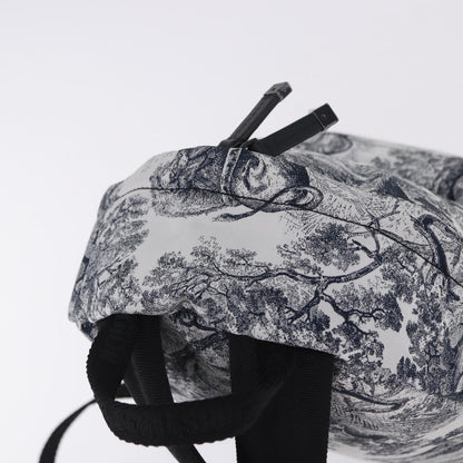 Christian Dior Toile De Jouy Travel Technical Fabric, Navy, Nylon, Backpack