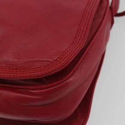 Loewe Anagram Leather, Red, Leather, Shoulder Bag