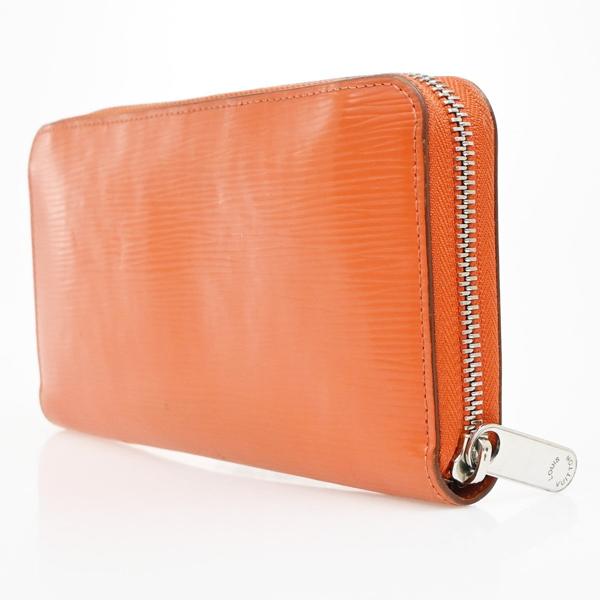 Louis Vuitton Zippy Epi Leather, Orange, Leather, Wallet