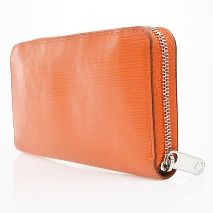 Louis Vuitton Zippy Epi Leather, Orange, Leather, Wallet
