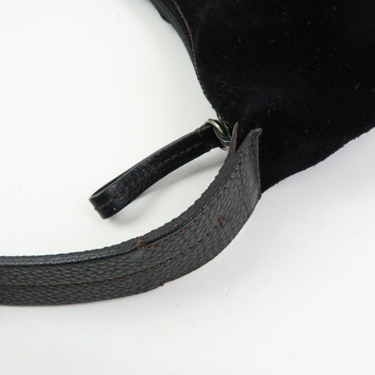 Miu Miu Shoulder Suede, Black, Suede, Shoulder Bag