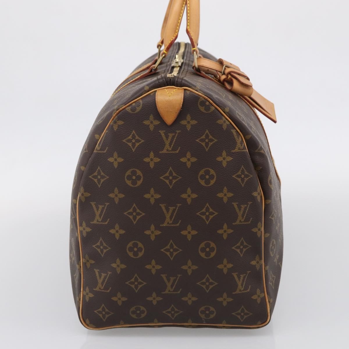 Louis Vuitton Keepall Monogram Canvas, Brown, Canvas, Travel Bag