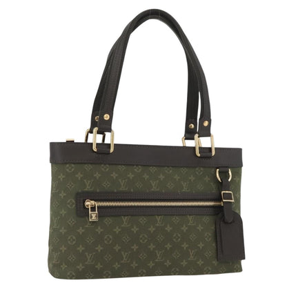 Louis Vuitton Lucille Mini Lin, Khaki, Canvas, Handbag