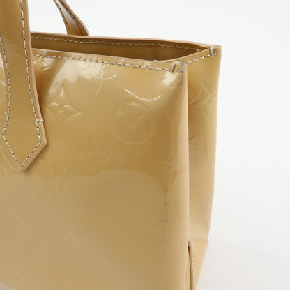 Louis Vuitton Wilshire Monogram Vernis, Beige, Patent Leather, Handbag
