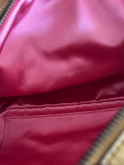 Gucci Pearly GG Marmont Embellished Matelasse Leather, Gold, Leather, Shoulder Bag