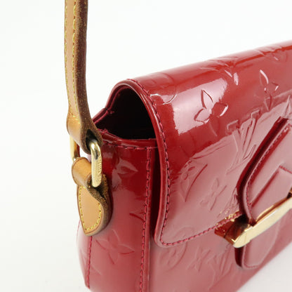 Louis Vuitton Bellflower Monogram Vernis, Red, Patent Leather, Handbag