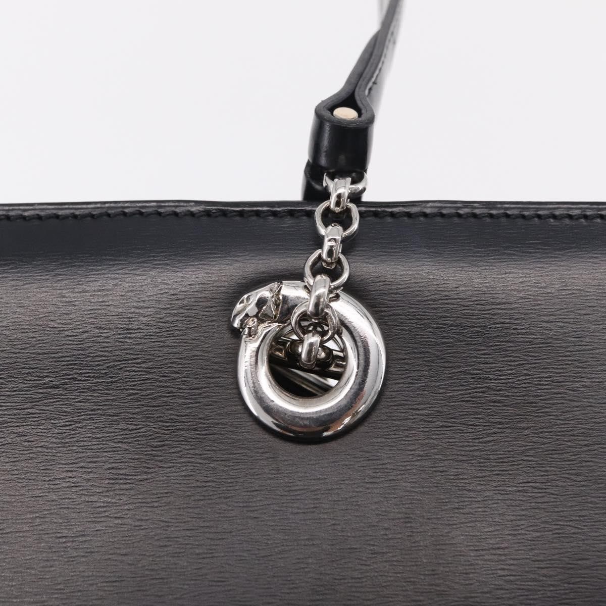 Cartier Panthère Shoulder Leather, Black, Leather, Shoulder Bag