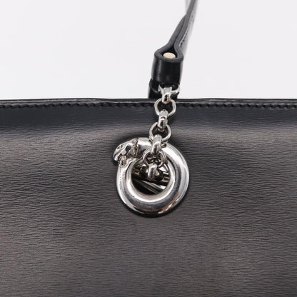 Cartier Panthère Shoulder Leather, Black, Leather, Shoulder Bag