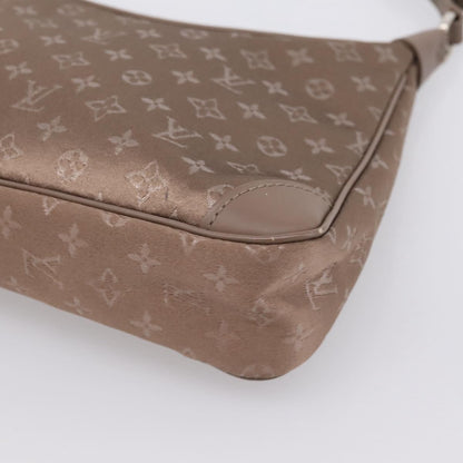 Louis Vuitton Boulogne Monogram Satin, Beige, Canvas, Handbag