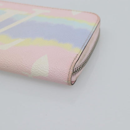 Louis Vuitton Zippy By The Pool Monogram Giant, Pink, Canvas, Wallet