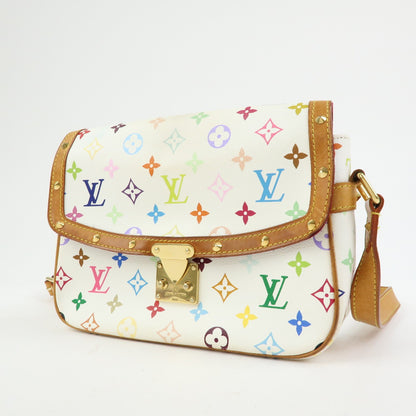 Louis Vuitton Sologne Monogram Multicolor, White, Canvas, Handbag