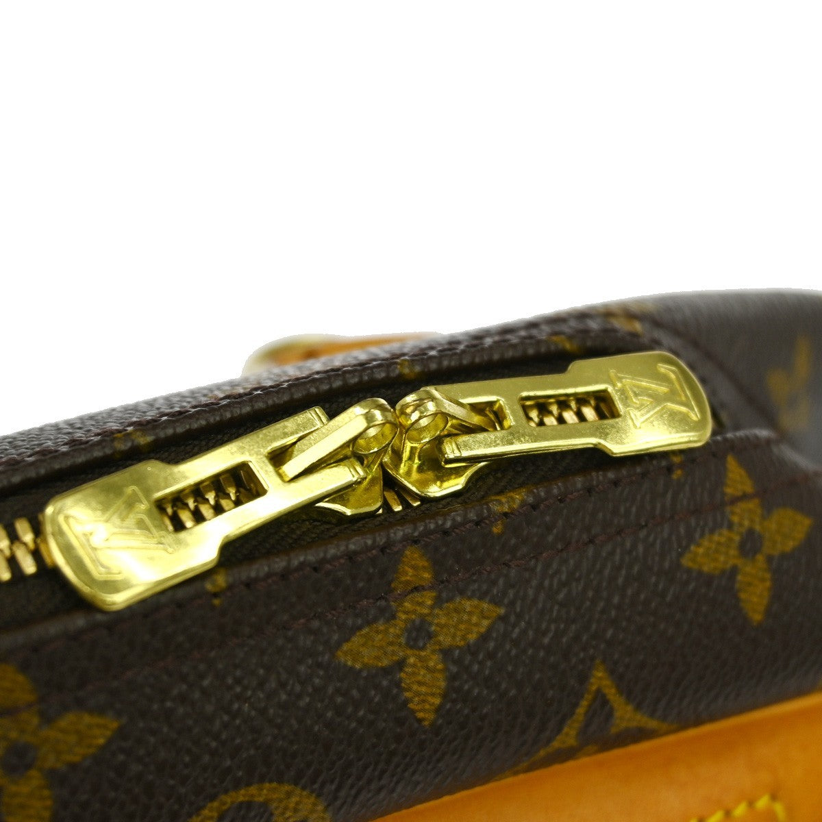 Louis Vuitton Deauville Monogram, Brown, Canvas, Handbag