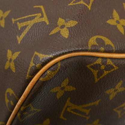 Louis Vuitton Keepall Monogram, Brown, Canvas, Travel Bag