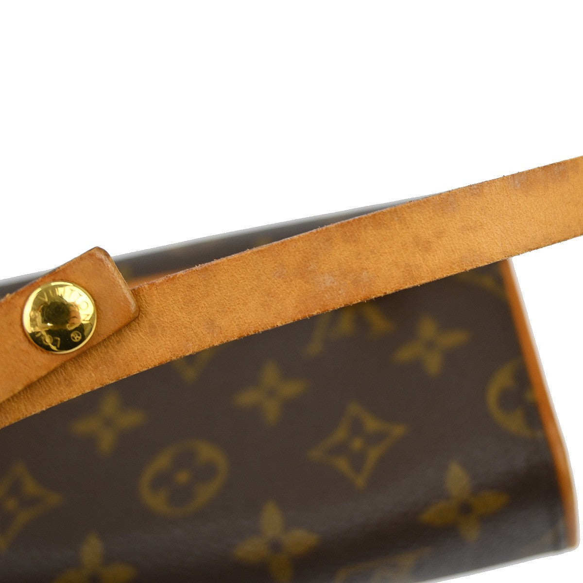 Louis Vuitton Florentine Canvas, Brown, Canvas, Clutch