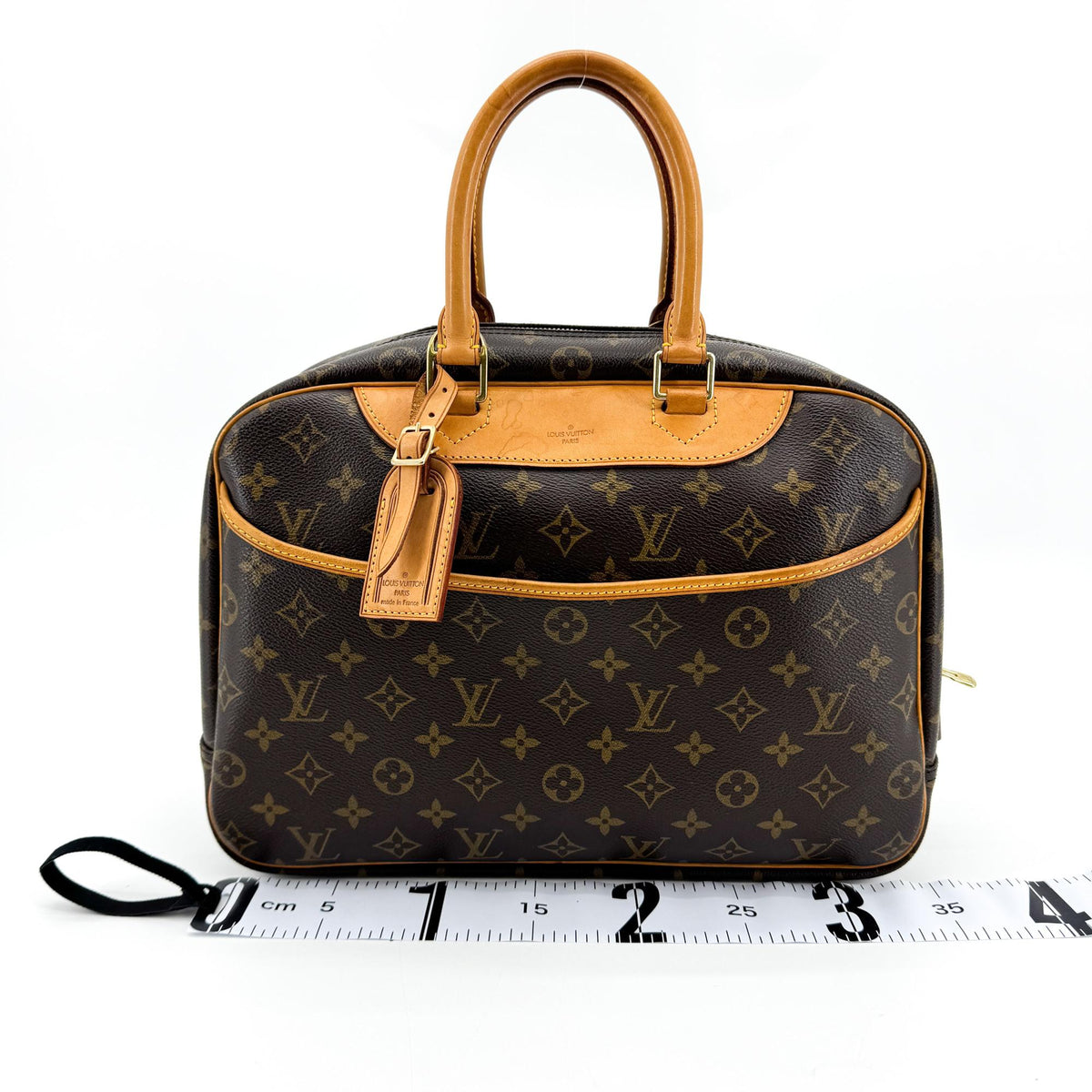 Louis Vuitton Trouville Monogram Canvas, Brown, Canvas, Handbag