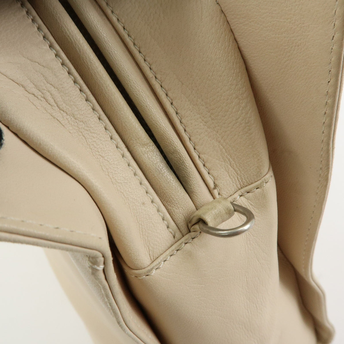 Loewe Anagram Leather, Beige, Leather, Tote Bag