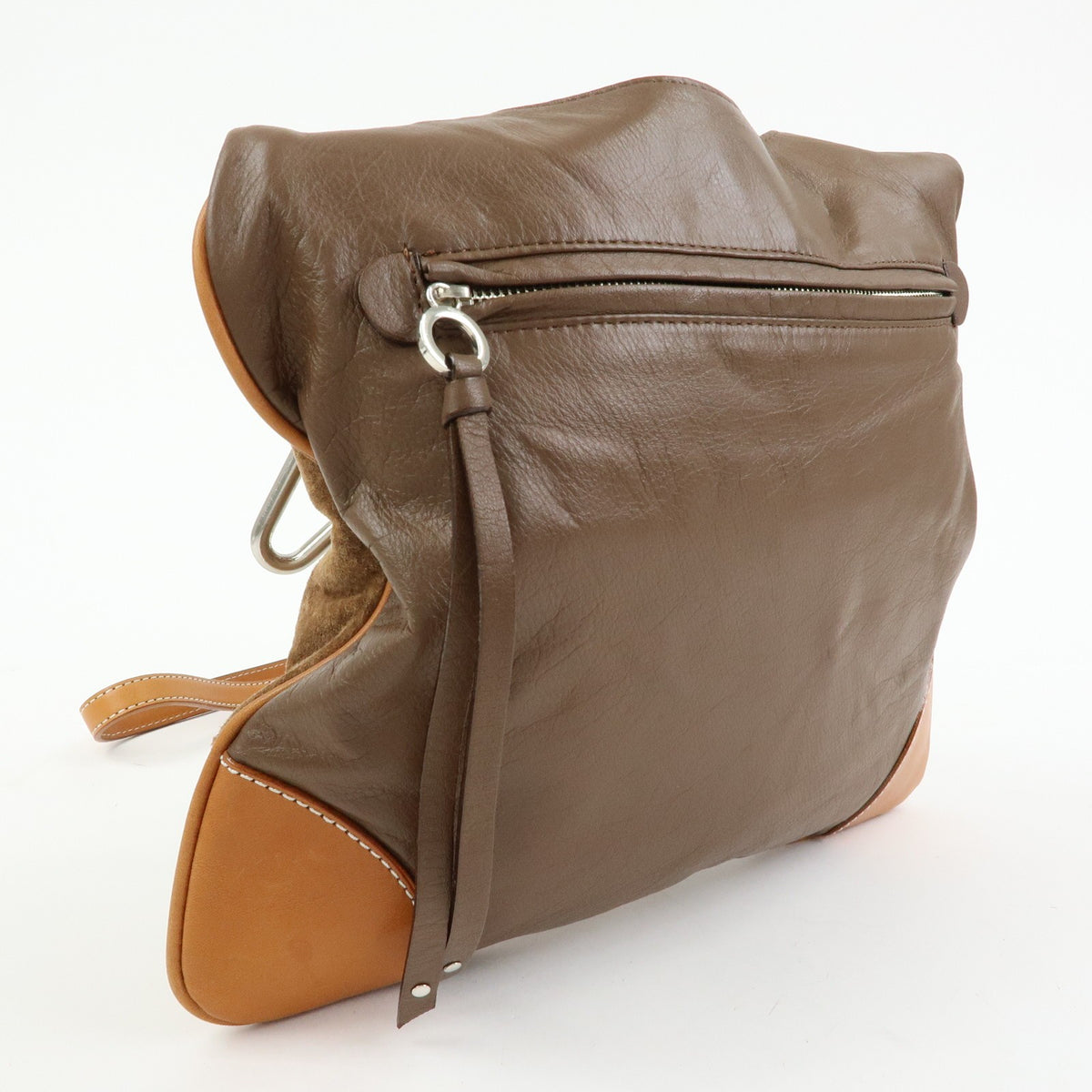 Burberry Blue Label Suede, Brown, Suede, Shoulder Bag