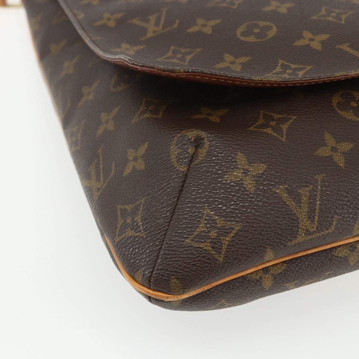 Louis Vuitton Musette Salsa Handbag Monogram Canvas, BROWN, CANVAS, Shoulder bag