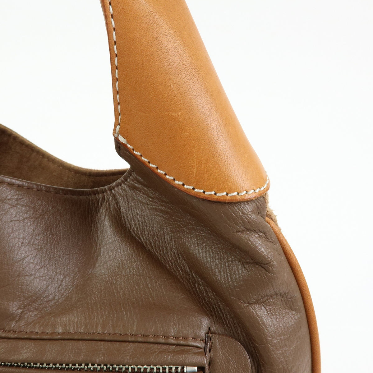 Burberry Blue Label Suede, Brown, Suede, Shoulder Bag