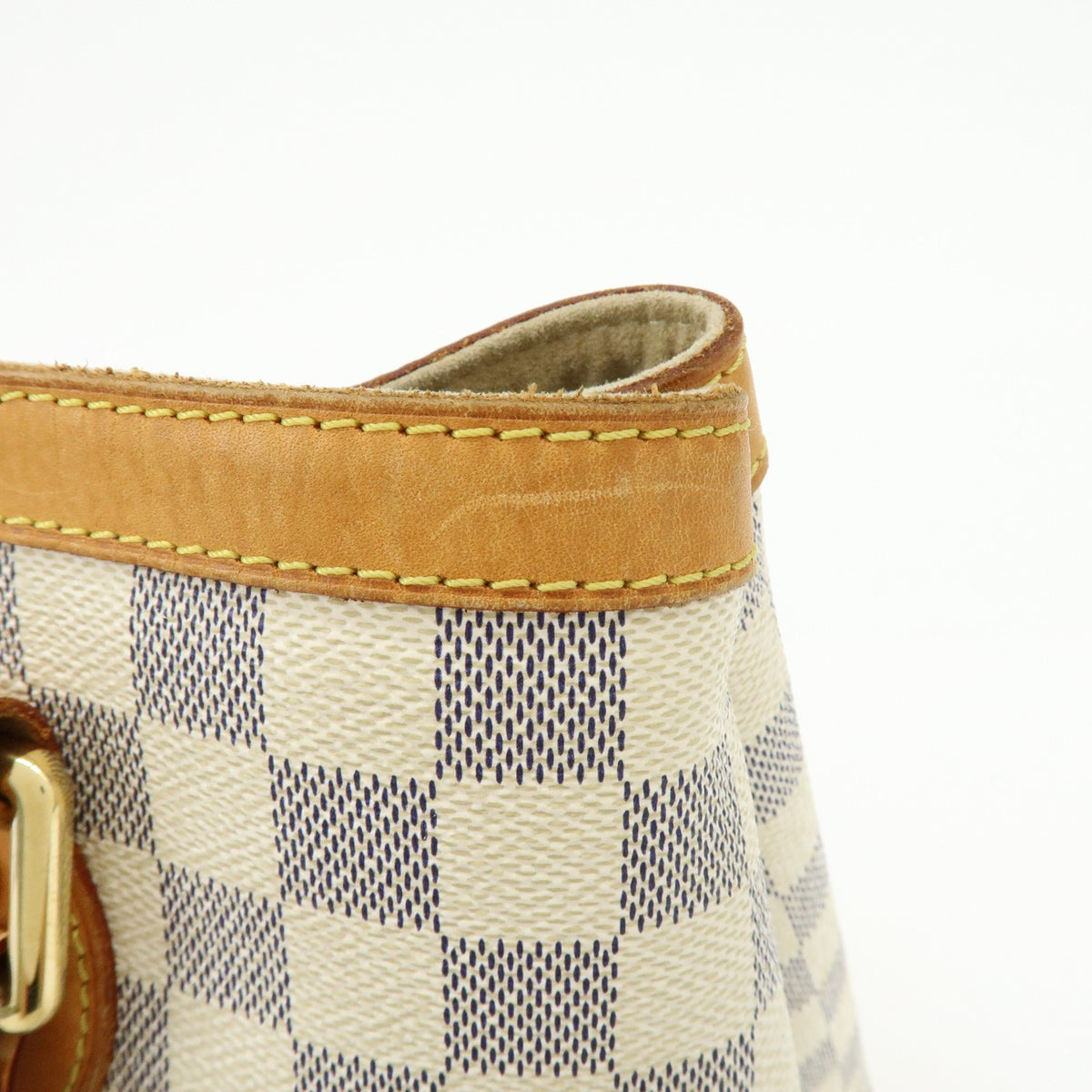 Louis Vuitton Hampstead Damier, Beige, Canvas, Handbag