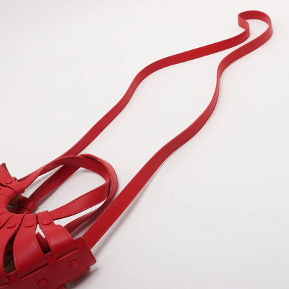 Bottega Veneta Vintage handbag Leather, RED, LEATHER, Handbag