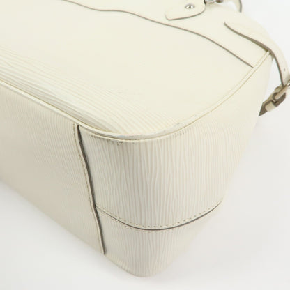 Louis Vuitton Passy Epi Leather, White, Leather, Tote Bag