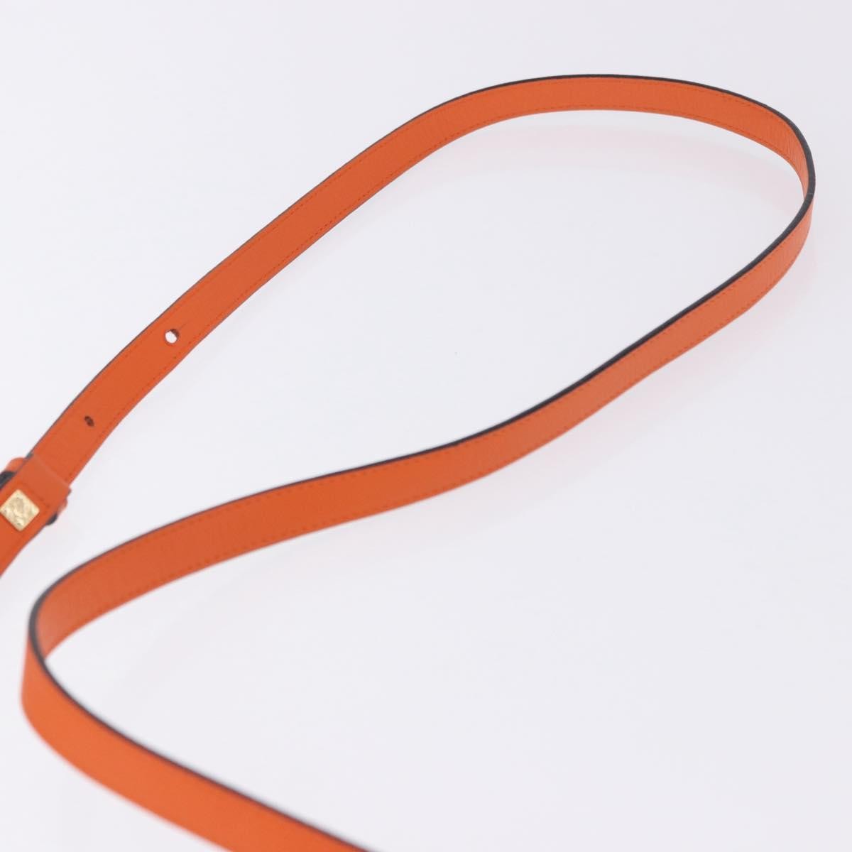 Loewe T Messenger Leather, Orange, Leather, Crossbody Bag