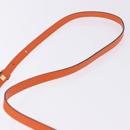 Loewe T Messenger Leather, Orange, Leather, Crossbody Bag