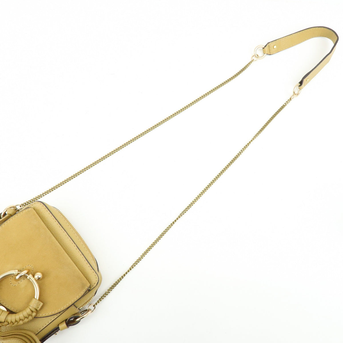 Chloe Vintage Leather, Beige, Leather, Shoulder Bag