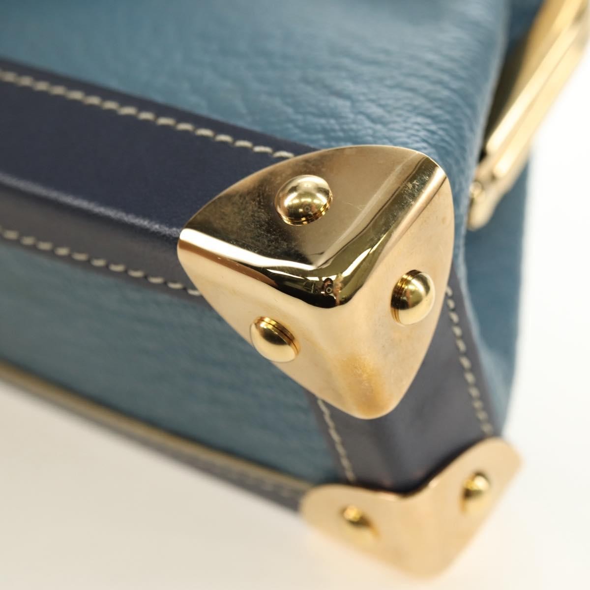 Louis Vuitton Porte-Monnaie Coin Purse Leather, Blue, Leather, Card Holder