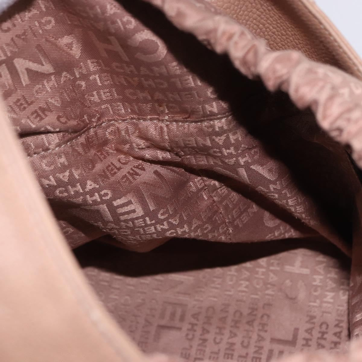 Chanel Square Stitch Tassel Hobo Quilted Leather, Beige, Leather, Handbag